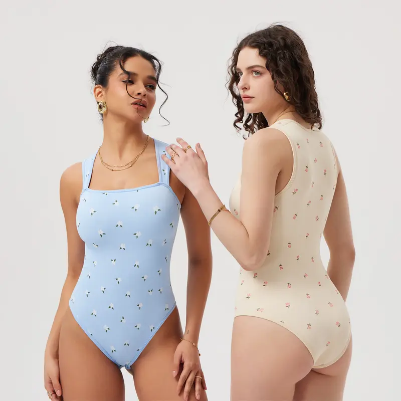 Sleeveless Tummy Control Tank Tops Bodysuits