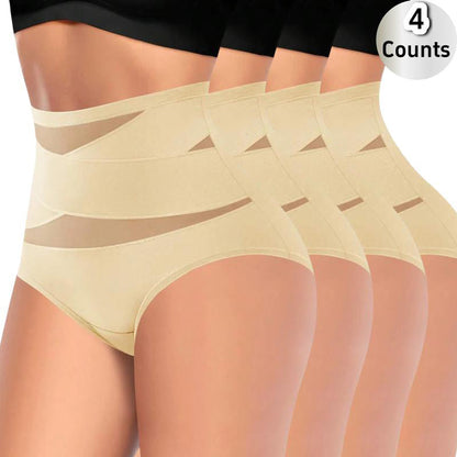 4-Pack/Set High-Waist Shaping Panties